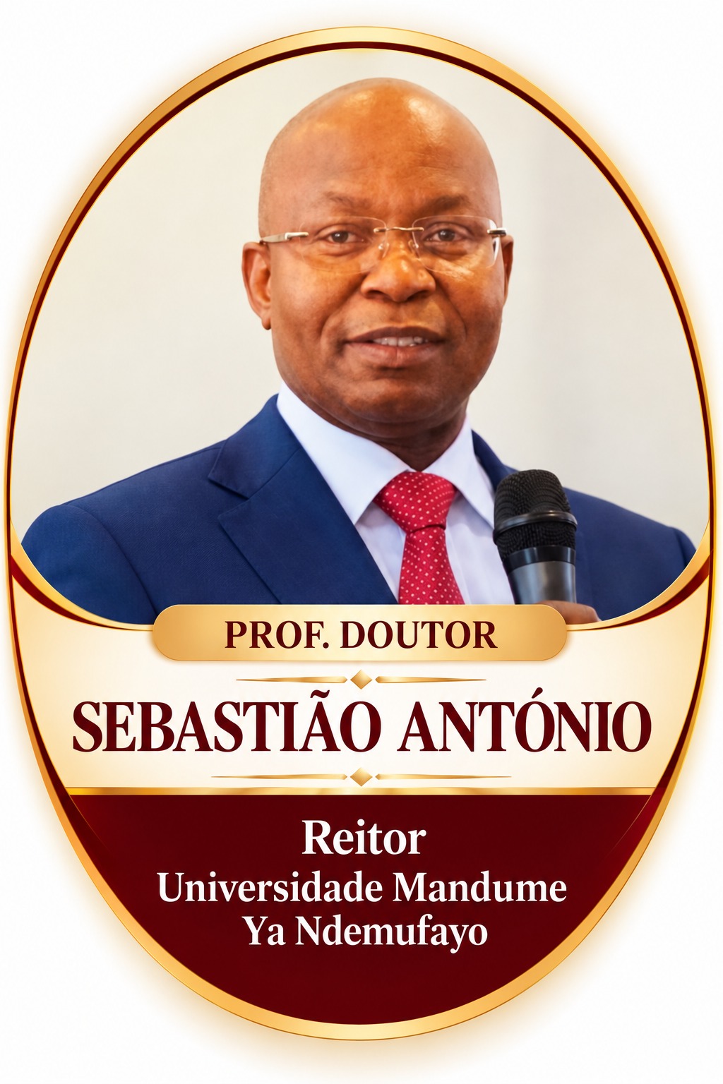 Prof. Doutor Sebastião António, Reitor da Universidade Mandume Ya Ndemufayo — Aula Magna · Capital Humano, Desenvolvimento e Sustentabilidade